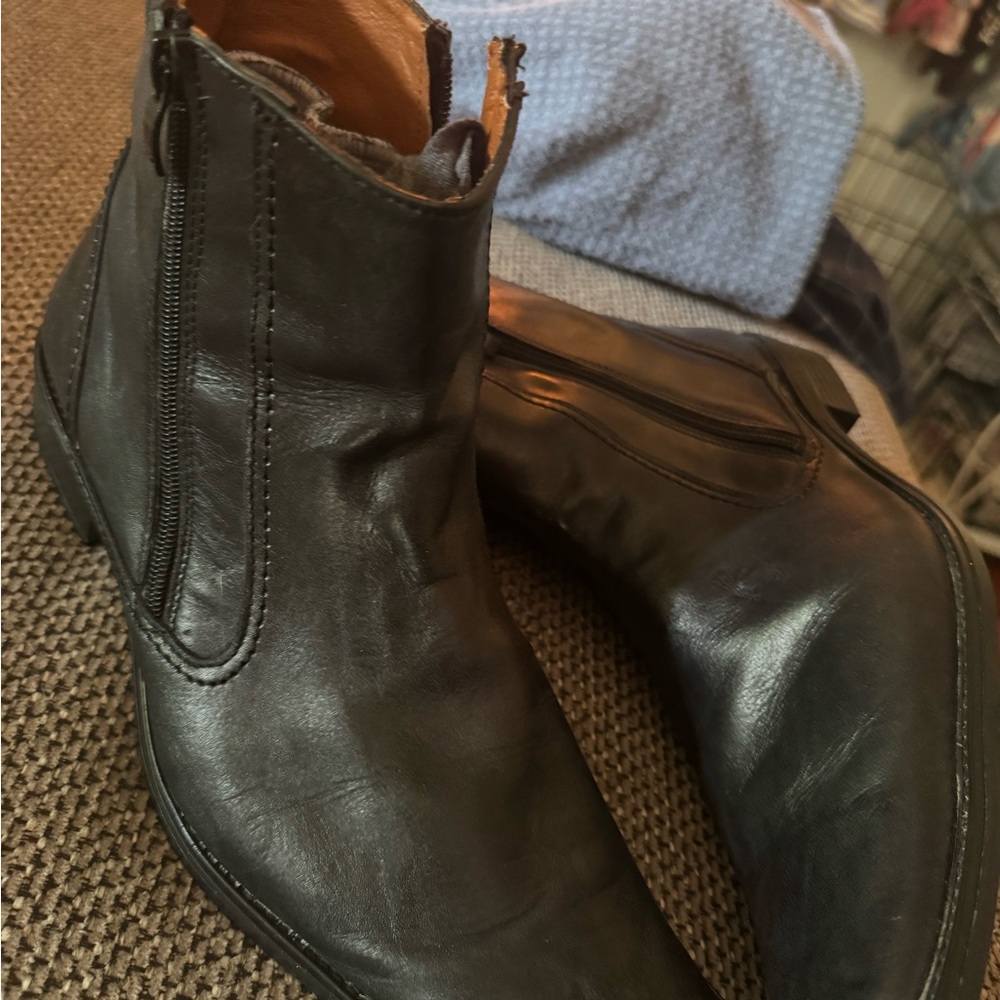 MEXICANA Black Leather Chelsea Boots